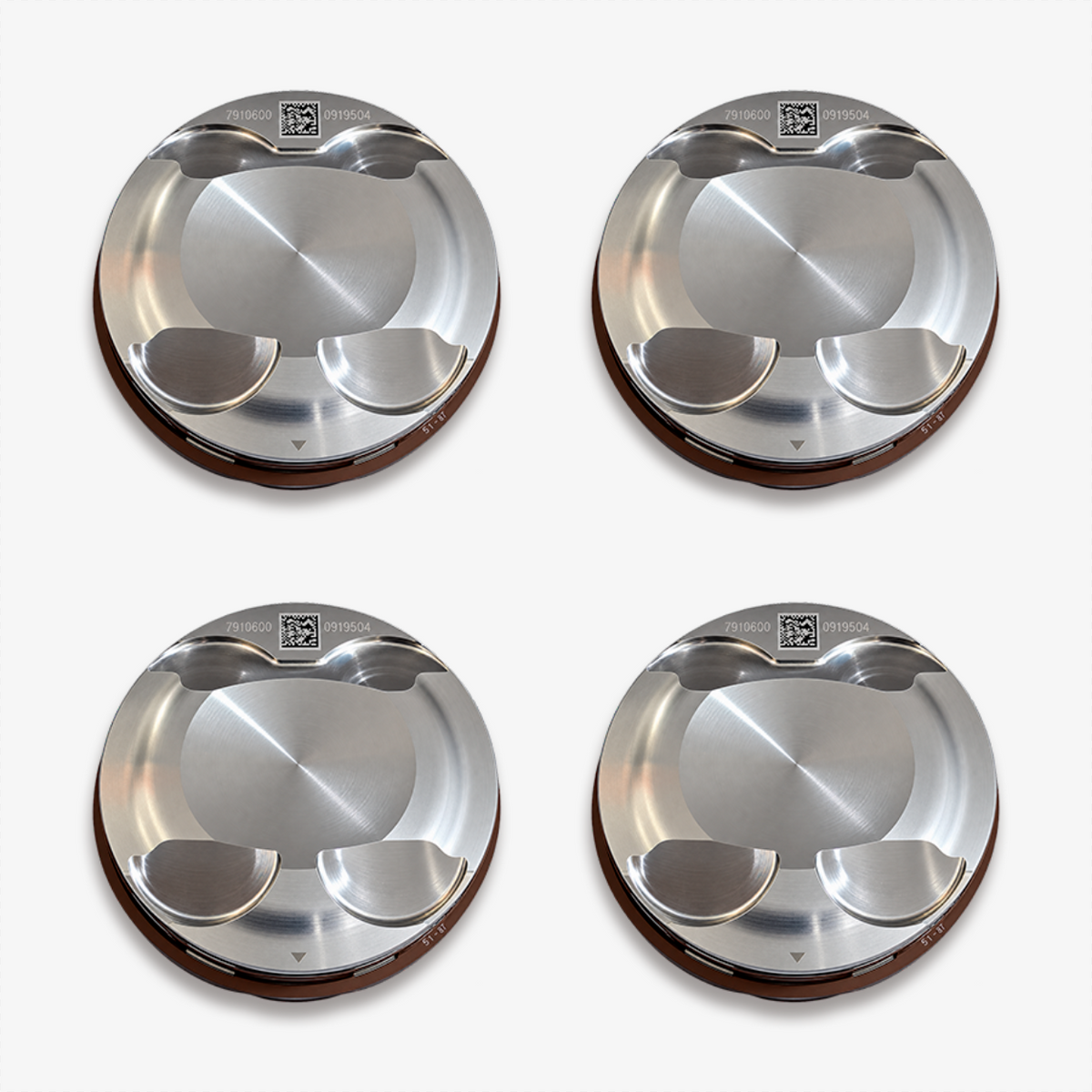 Set de 4 pistones